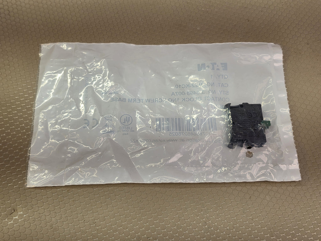 EATON M22-KC10 Contact Block 1NO Screw Term Base Mount New
