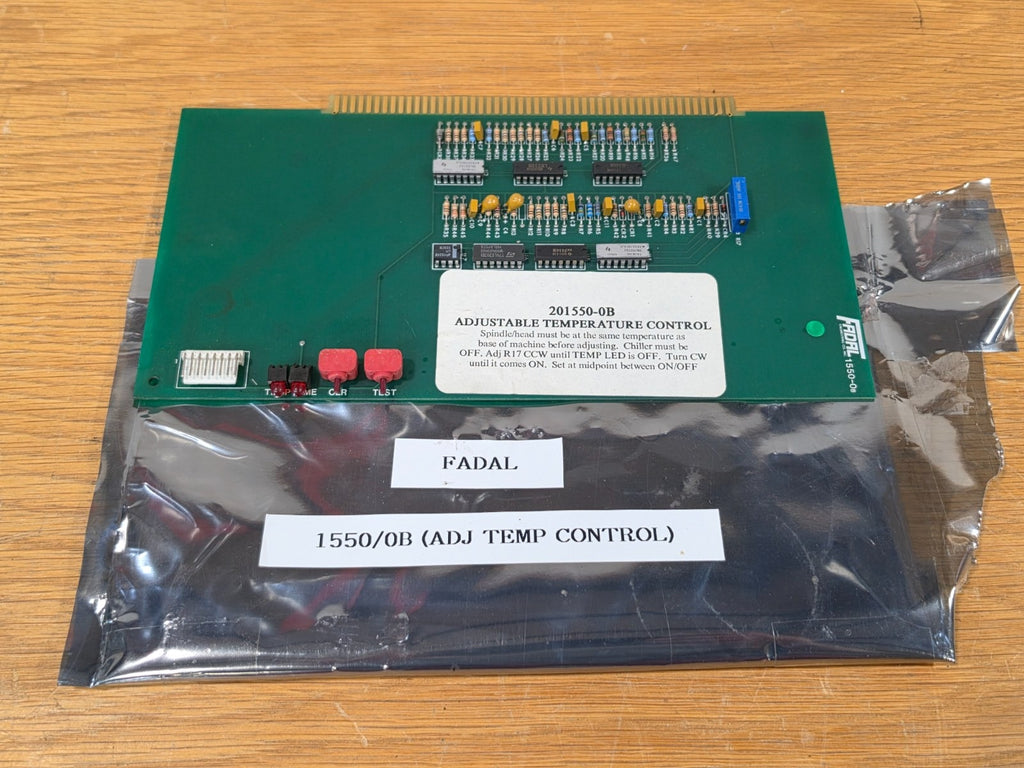 FADAL 201550-0B 1550/0B Adjustable Temperature Control Board PCB