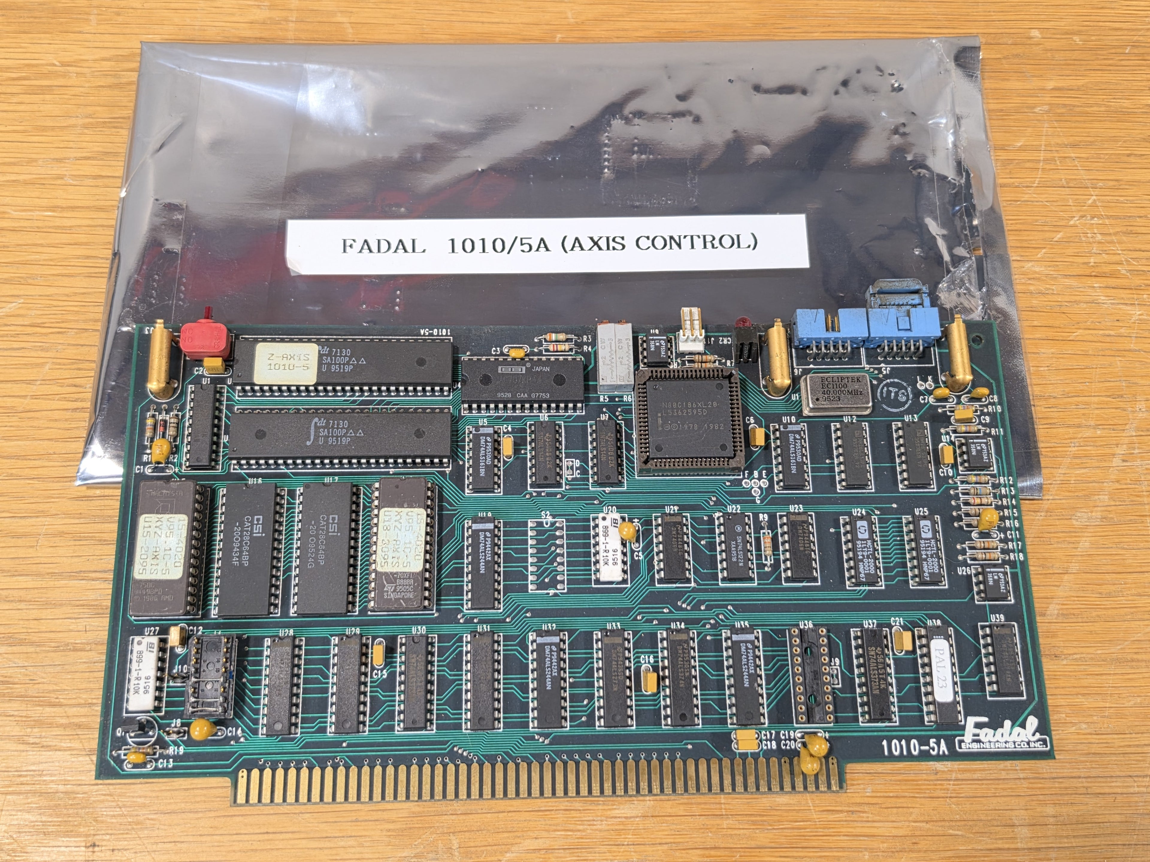 Fadal 1010-5A Axis Control Board CNC PCB Used