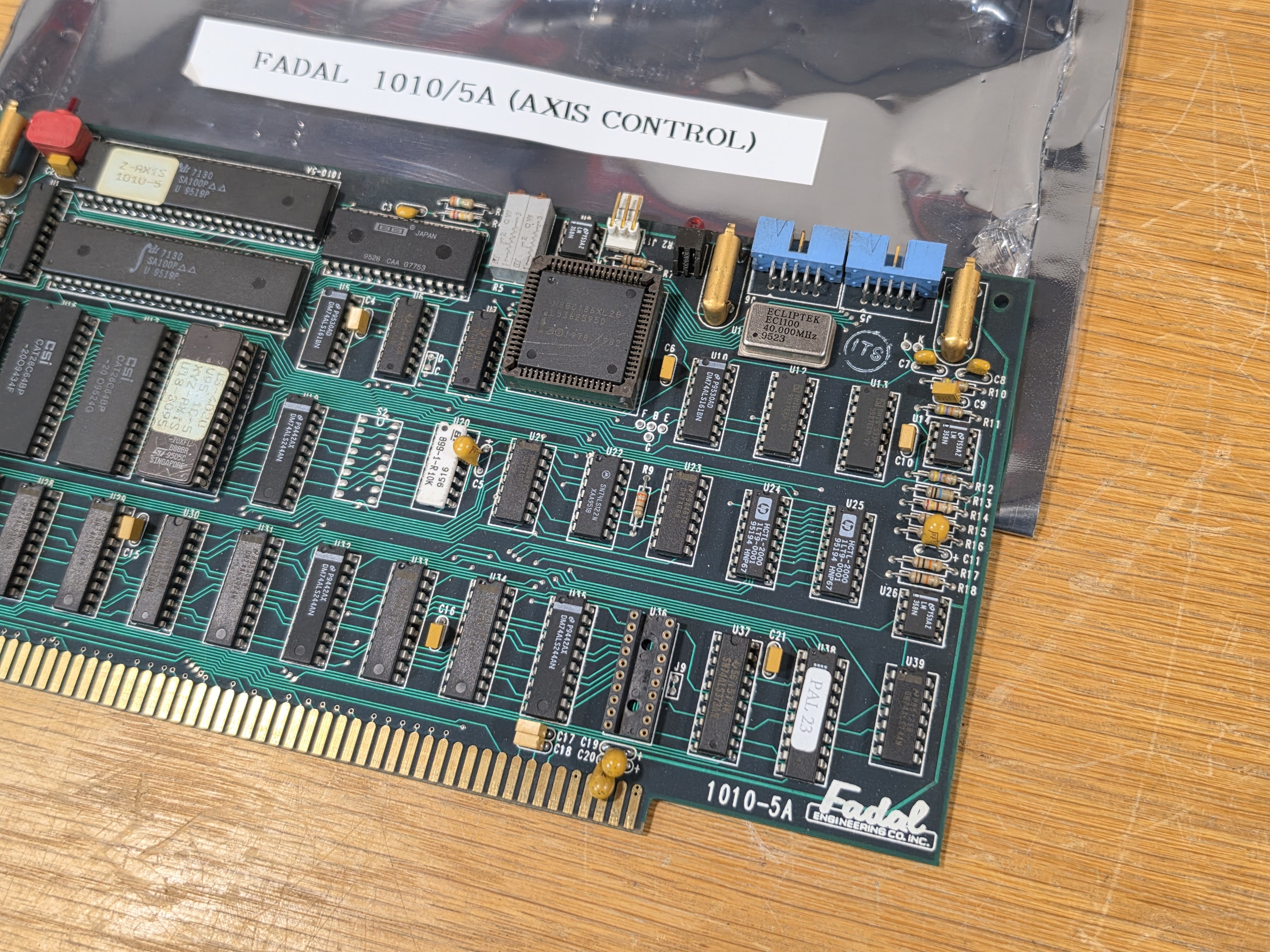 Fadal 1010-5A Axis Control Board CNC PCB Used