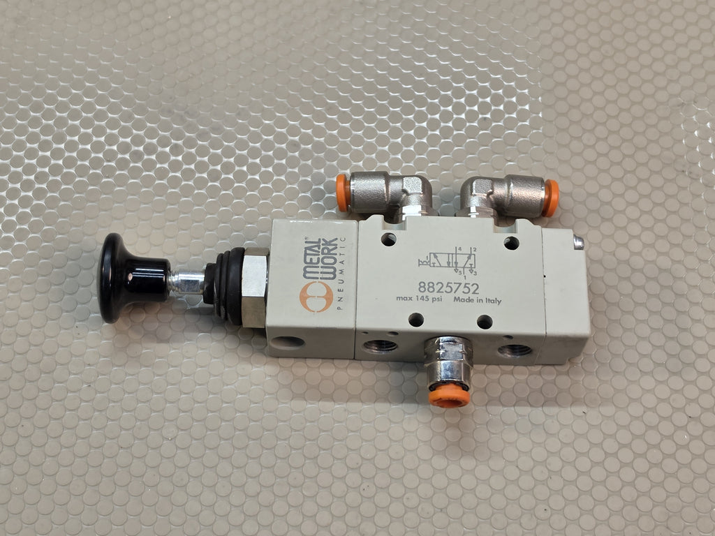 RMC Metal Work 8825752 Pneumatic Manual Push Pull 5/2 Way Lever Valve 145 psi