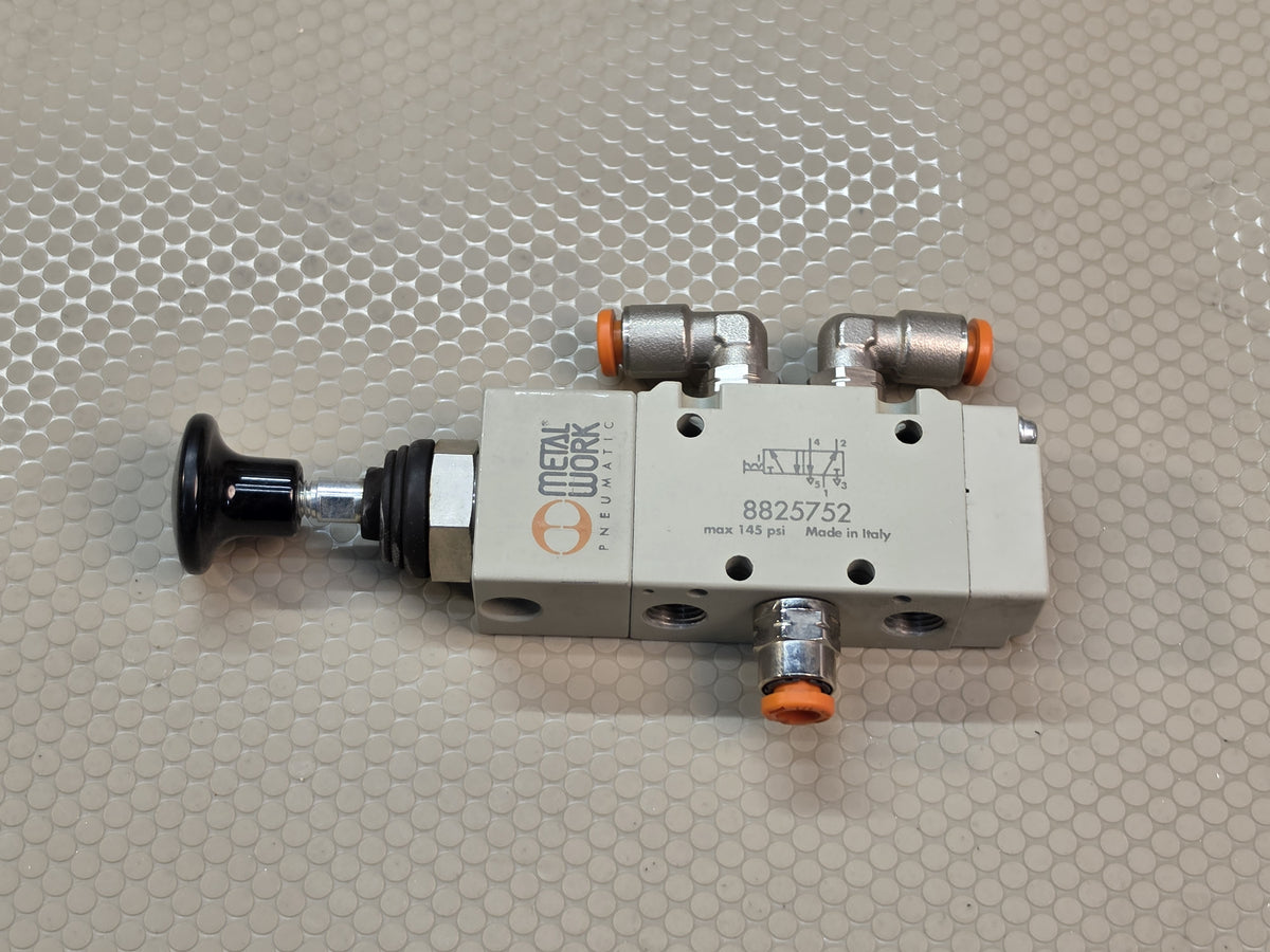 RMC Metal Work 8825752 Pneumatic Manual Push Pull 5/2 Way Lever Valve 145 psi