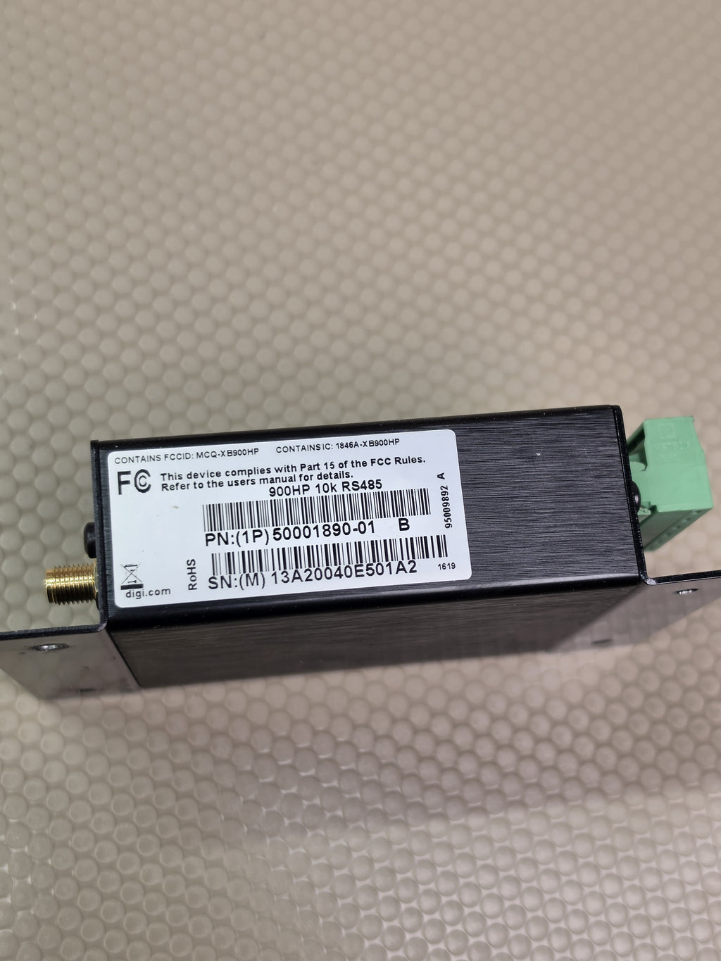 Digi XBee-PRO 900HP Wireless RF Modem RS-485 50001890-01 900MHz 7-30VDC