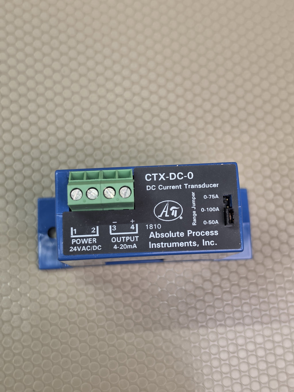 Absolute Process Instruments CTX-DC-0 Current Transmitter 0-50/75/100A 4-20mA