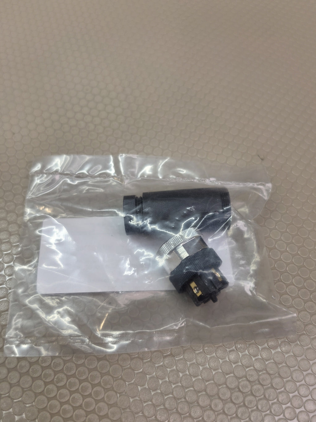 TE T4110002041-000 M12 Female A-Code 4-Pin PG9 Gold Connector
