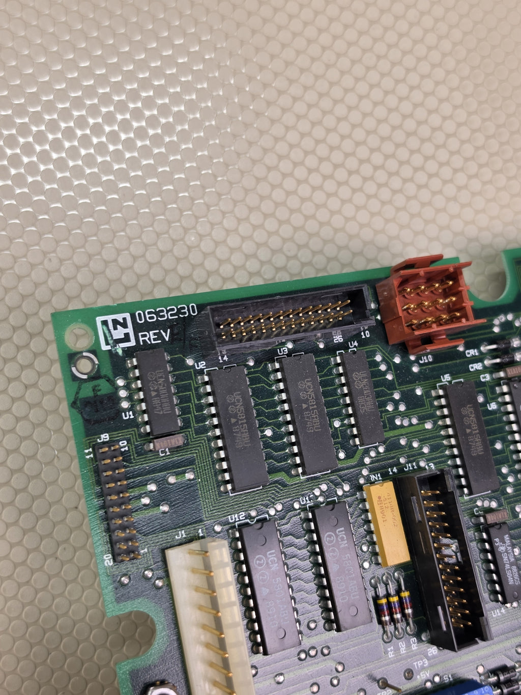 Leeds & Northrup 063230 Rev F Speedomax CPU Processor Circuit Board PCB