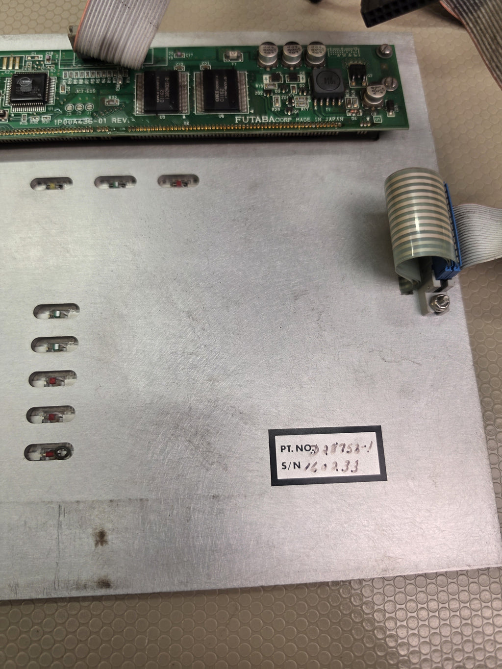 Stock Equipment 196NT D28753-1 Coal Feeder Operator Interface Display Panel