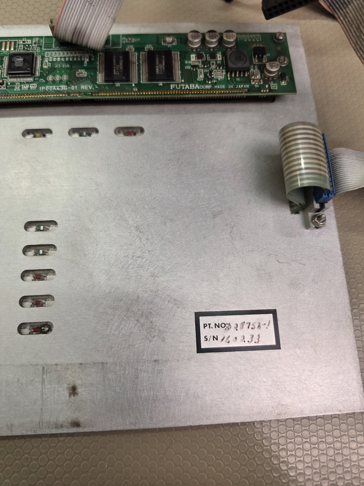 Stock Equipment 196NT D28753-1 Coal Feeder Operator Interface Display Panel