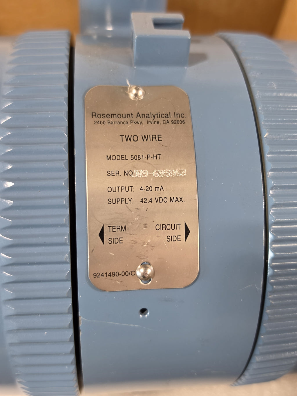 Rosemount Analytical 5081-P-HT-20-60 pH/ORP HART Transmitter 4-20mA