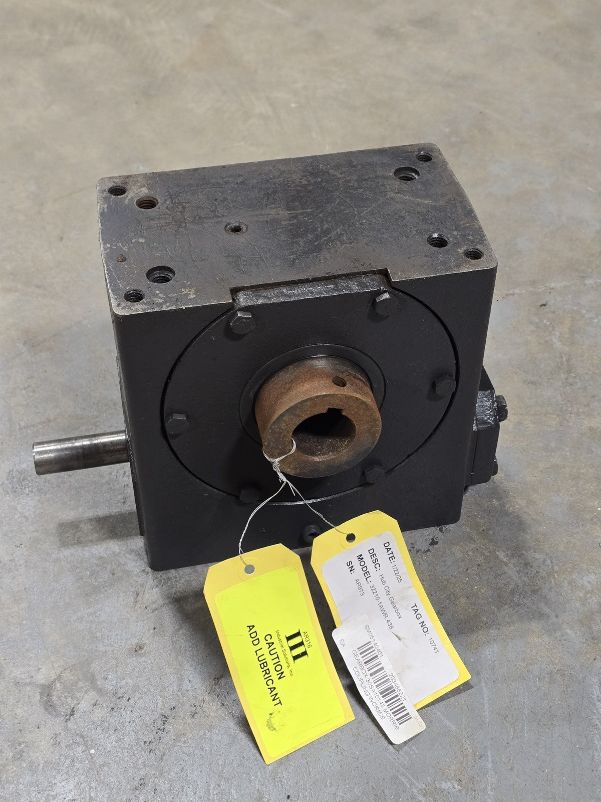 Hub City 32210-1AWR.438 Right Angle Worm Gear Reducer Gearbox