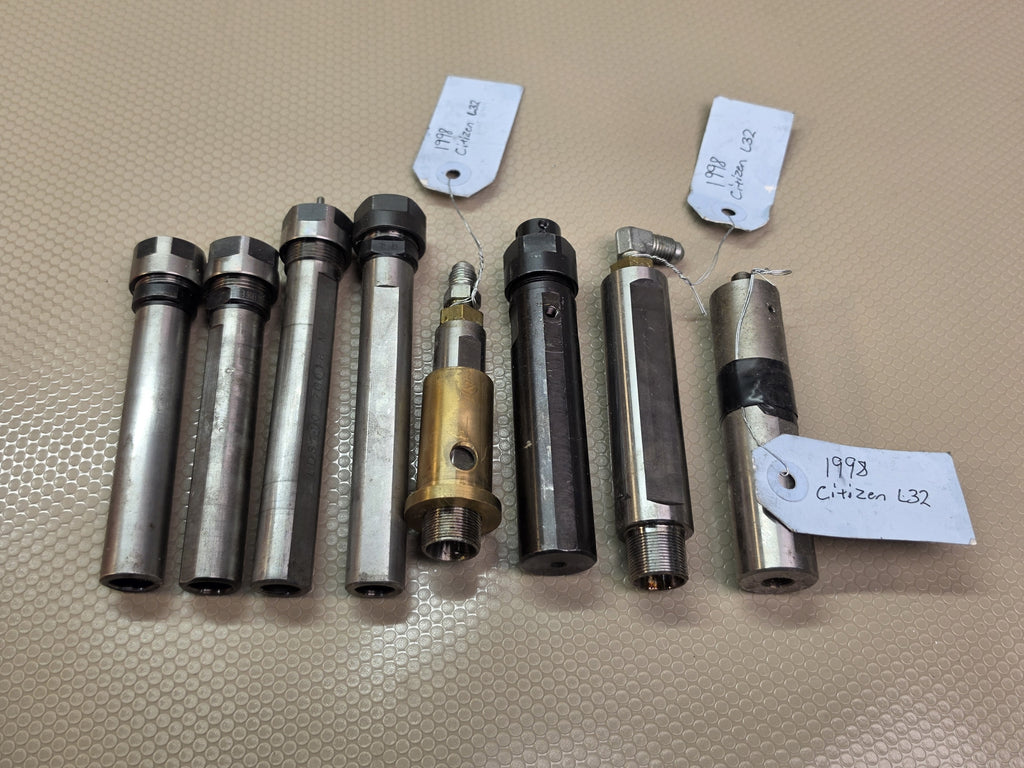 Lot of Citizen Swiss Lathe Tooling L32 LDST10 7G018 M CNC Tool Holder Adapter
