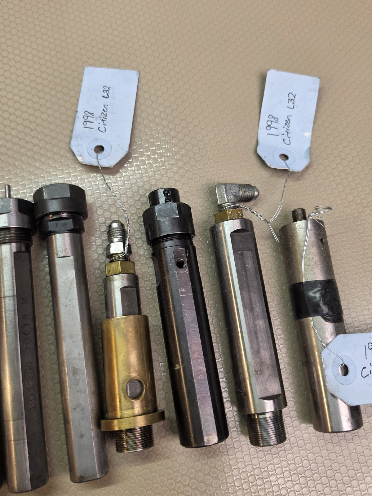 Lot of Citizen Swiss Lathe Tooling L32 LDST10 7G018 M CNC Tool Holder Adapter