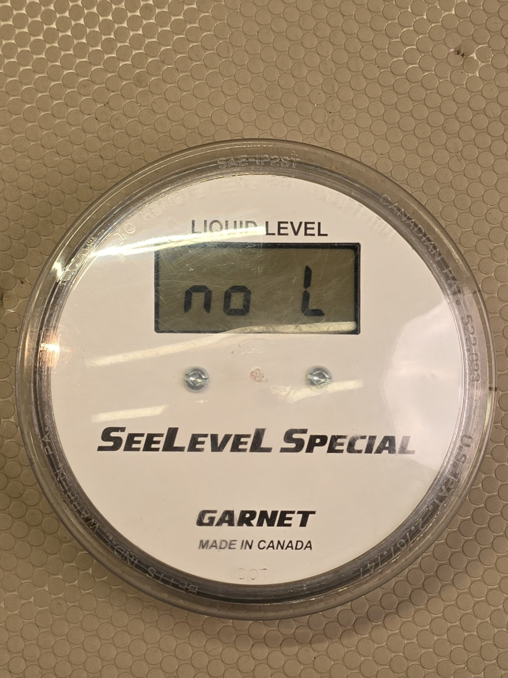 ​Garnet SeeLeveL Special 808P2R Remote Tank Monitor Display Gauge Head Only Used