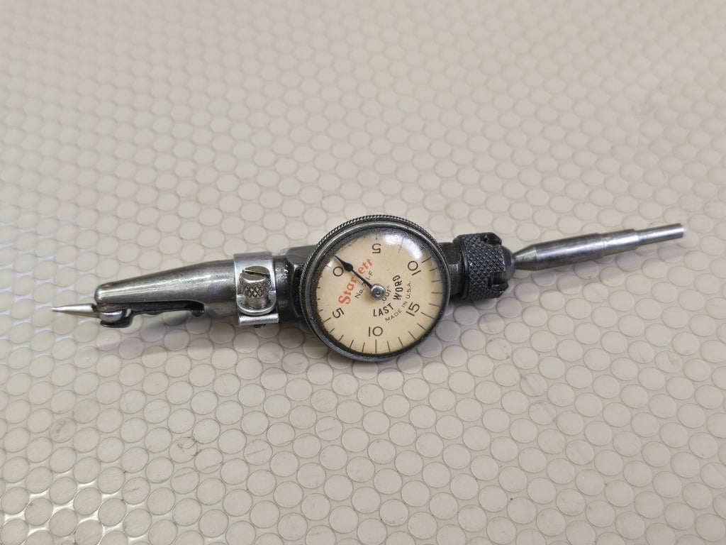 Starrett 711F Last Word Dial Test Indicator .001" Machinist Gauge Tool