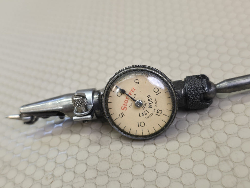 Starrett 711F Last Word Dial Test Indicator .001" Machinist Gauge Tool