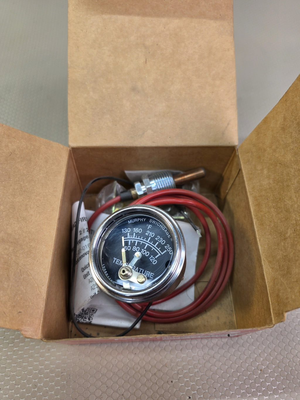 MURPHY 20T-250-4-1/2 Temperature Switchgage Gauge 50-250F P/N 10702011