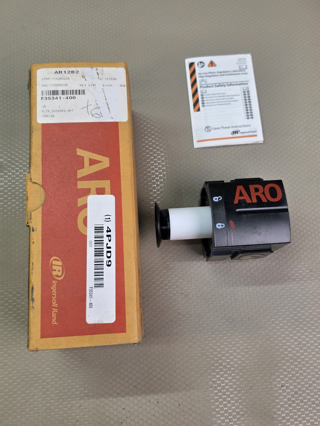 ARO F35341-400 Air Line Filter 2000 Series 1/2" NPT 5 Micron New In Box