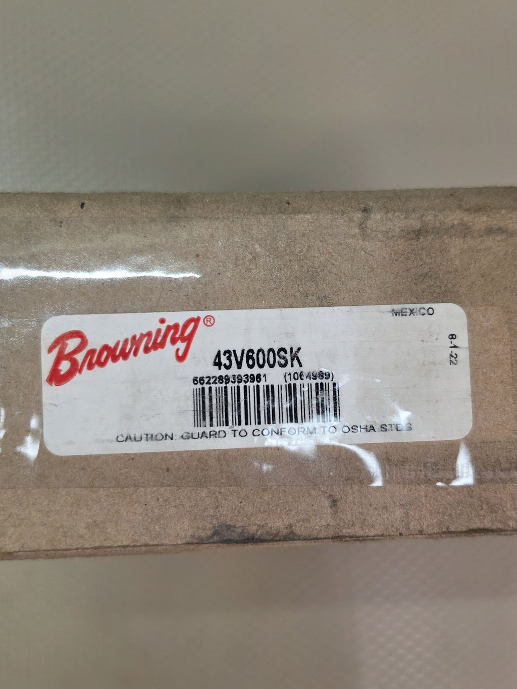 Browning 43V600SK V-Belt Sheave 4 Groove Cast Iron New In Box