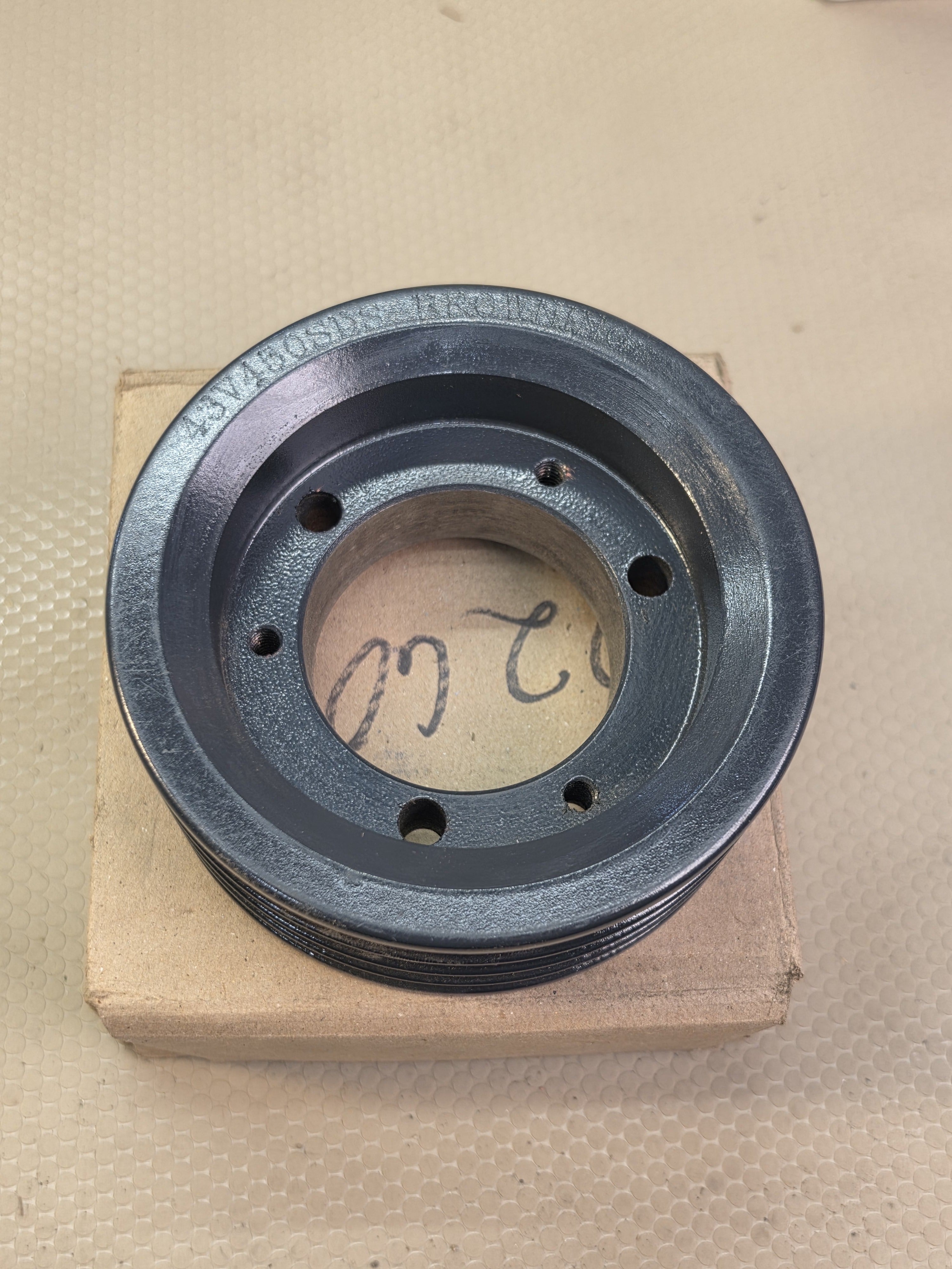 Browning 43V450SDS 4-Groove 3V-Section Cast Iron V-Belt Sheave Pulley 4.5" OD
