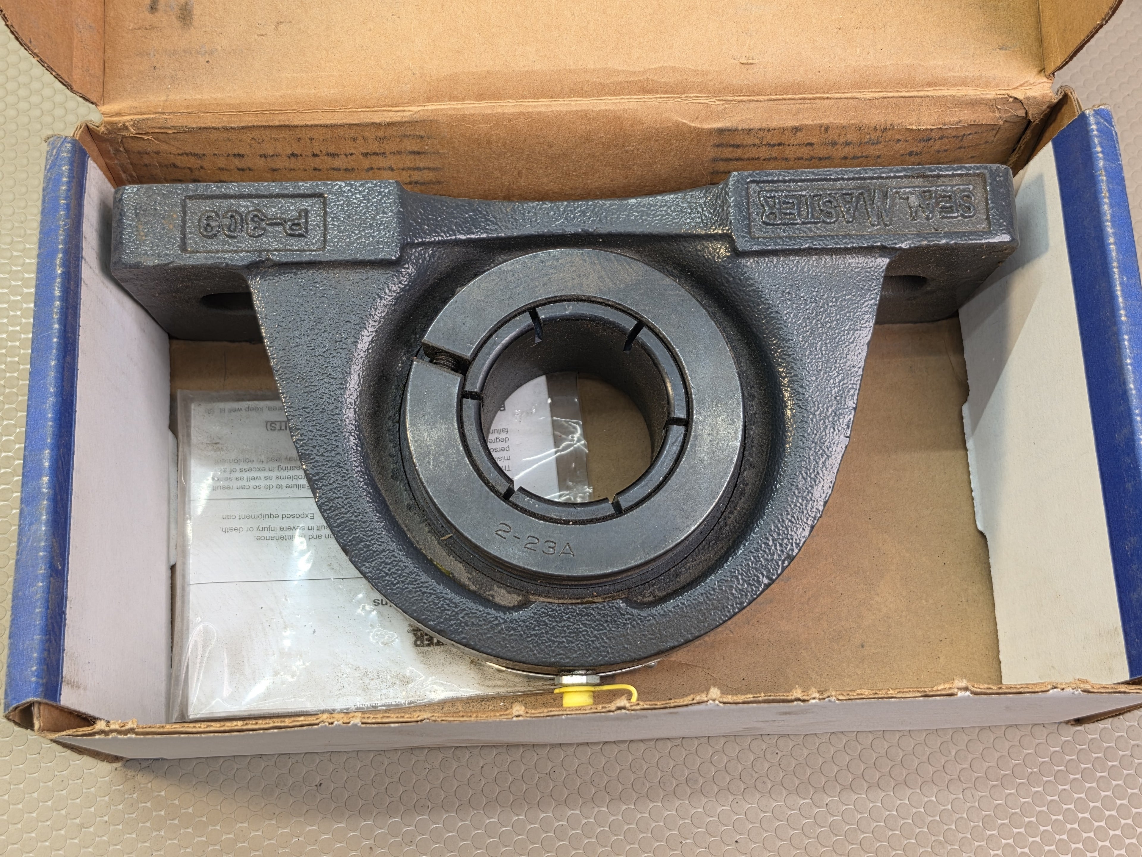 SEAL MASTER MP-31T Pillow Block Bearing 1 15/16" Shaft P-309 NEW Open Box