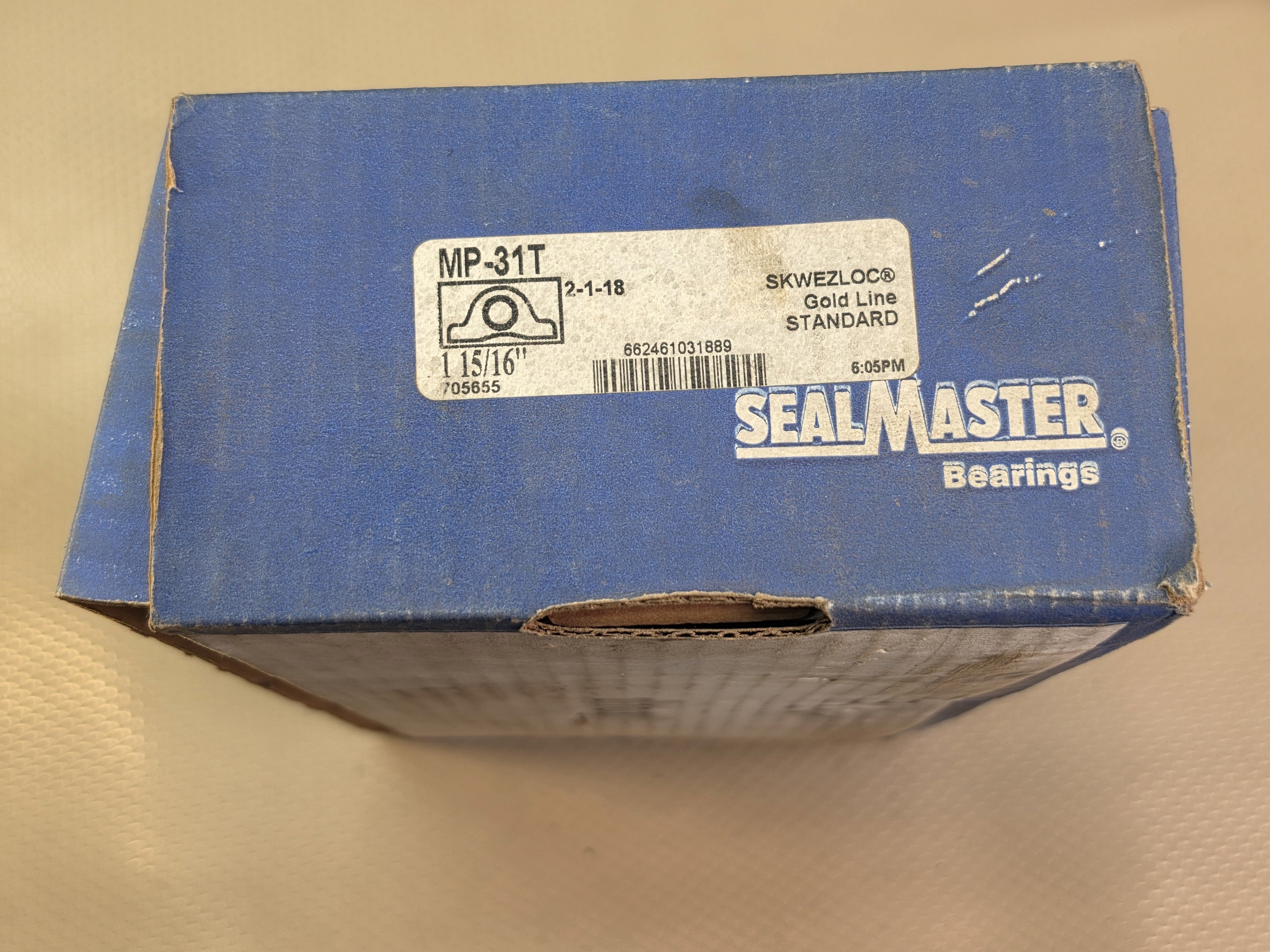 SEAL MASTER MP-31T Pillow Block Bearing 1 15/16" Shaft P-309 NEW Open Box