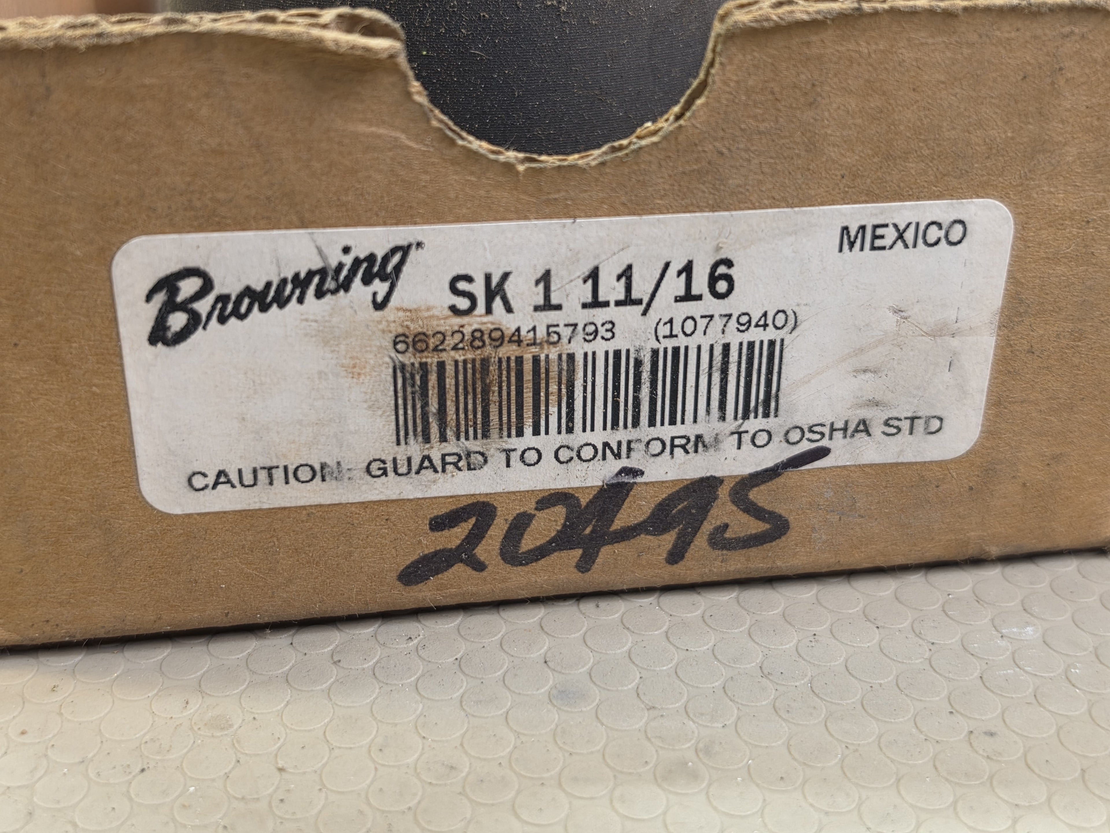Browning SK 1 11/16 QD Tapered Bushing 1-11/16" Bore New