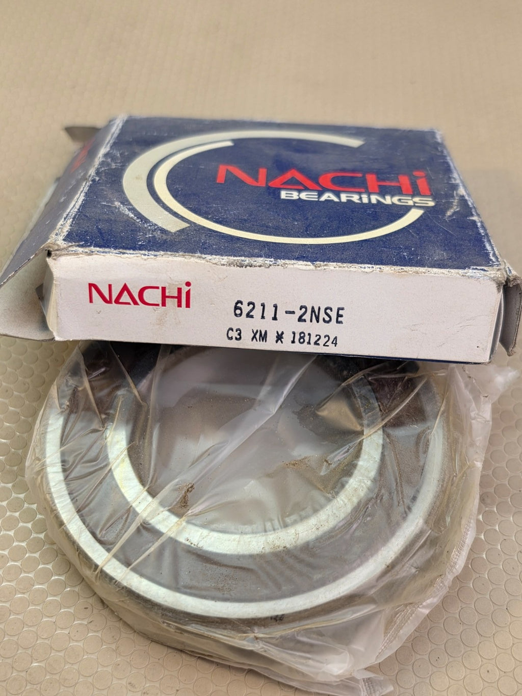 NACHI 6211-2NSE C3 Deep Groove Ball Bearing 55x100x21mm New