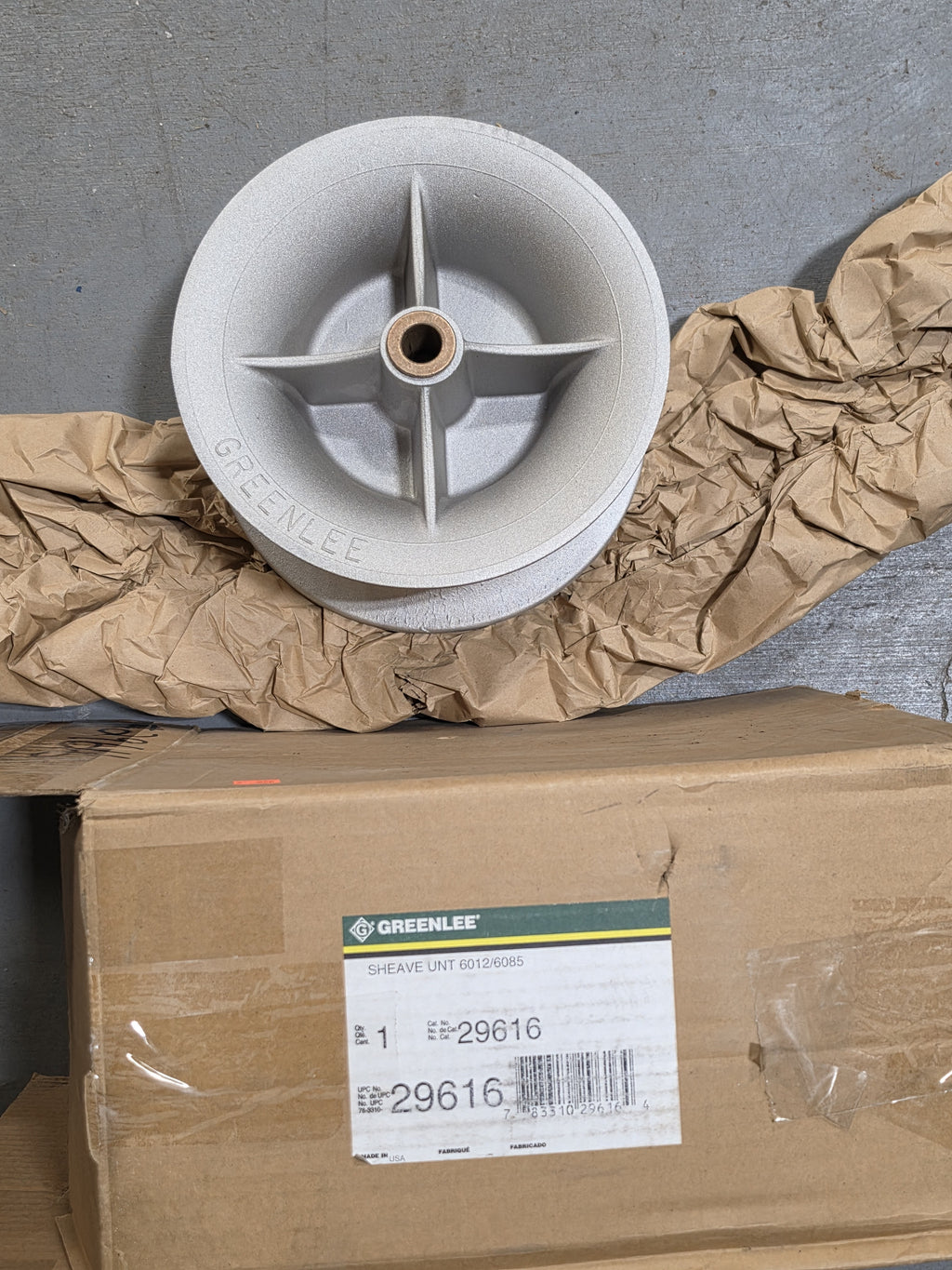 GREENLEE 29616 Sheave Unit 6012/6085 New in Box