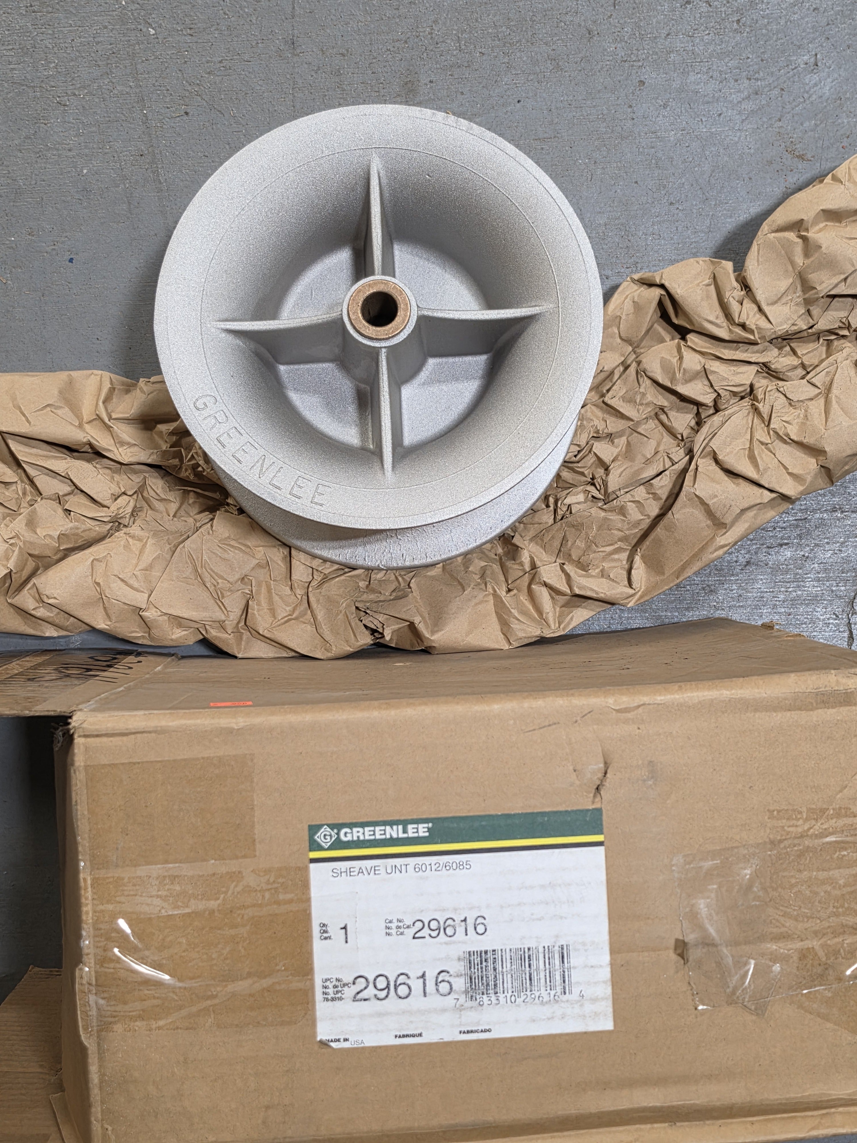 GREENLEE 29616 Sheave Unit 6012/6085 New in Box