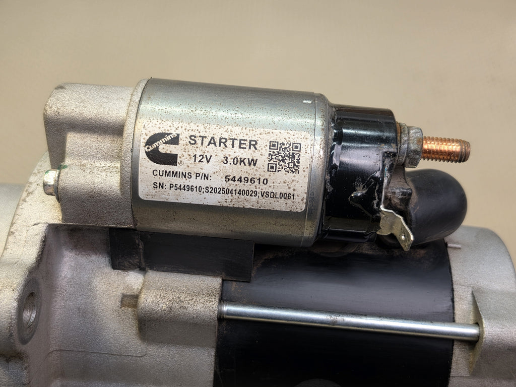 CUMMINS OEM 5449610 Starter Motor 12V 3.0KW