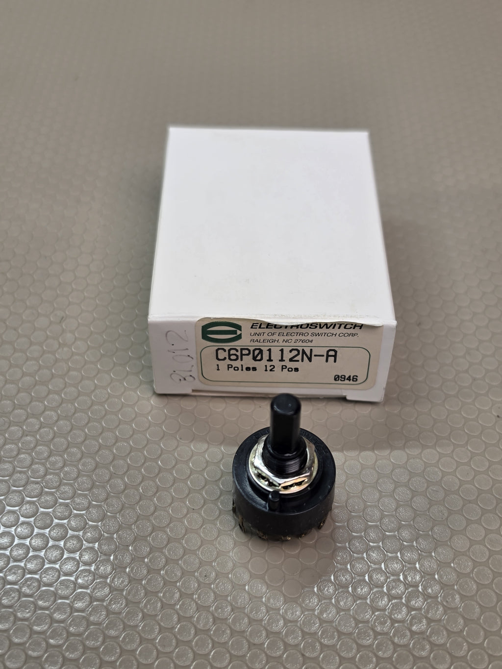 Electroswitch C6P0112N-A 1 Pole 12 Pos Rotary Switch 1A 125V