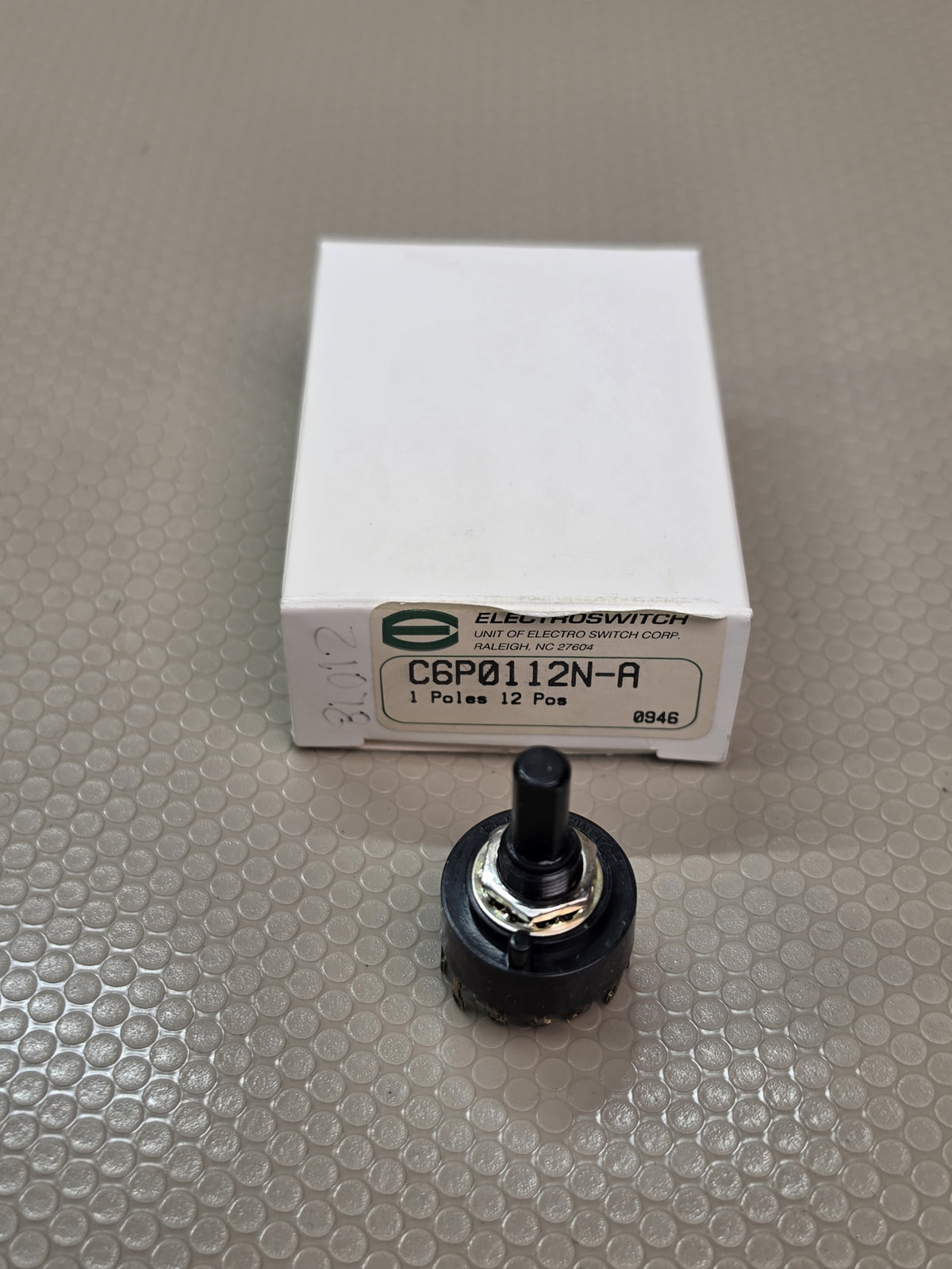 Electroswitch C6P0112N-A 1 Pole 12 Pos Rotary Switch 1A 125V