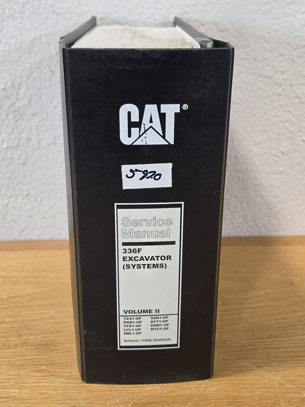CAT 336F Excavator Systems Service Manual Vol II TZA RKB YFD LCL NBL UENR2940