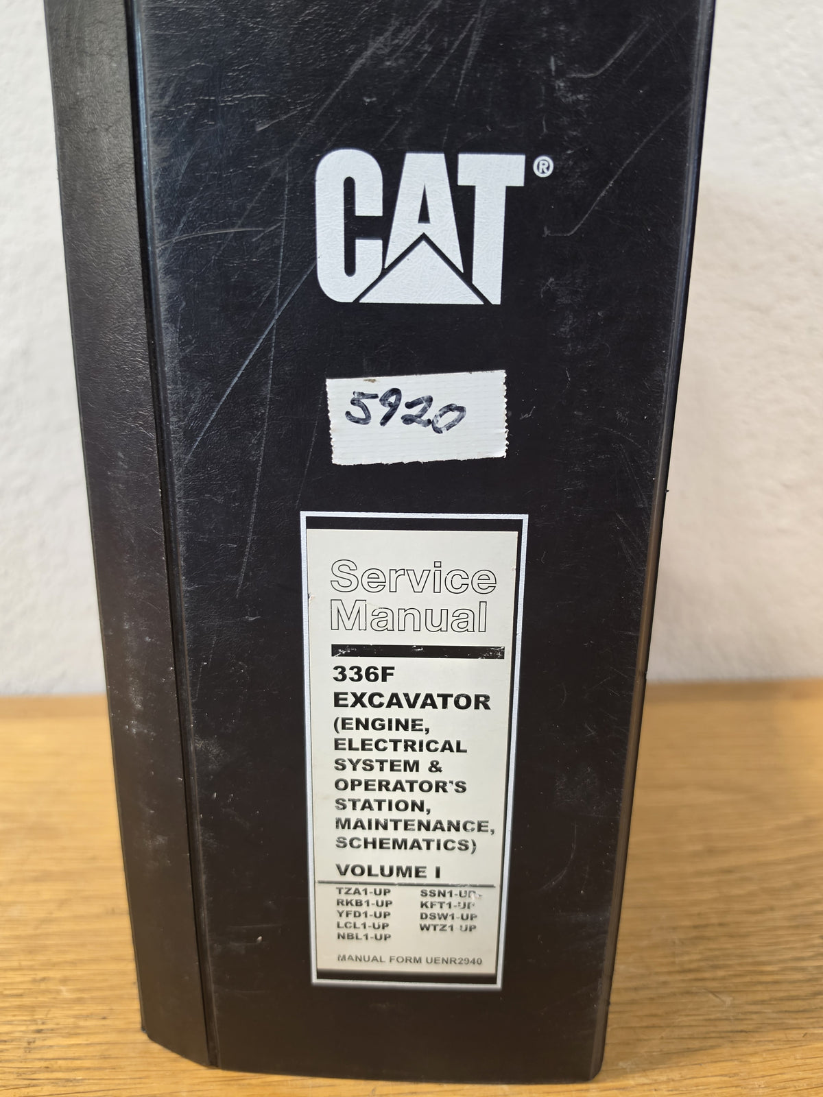 Caterpillar CAT 336F Excavator Service Manual Vol I UENR2940 W/ FULL Schematics