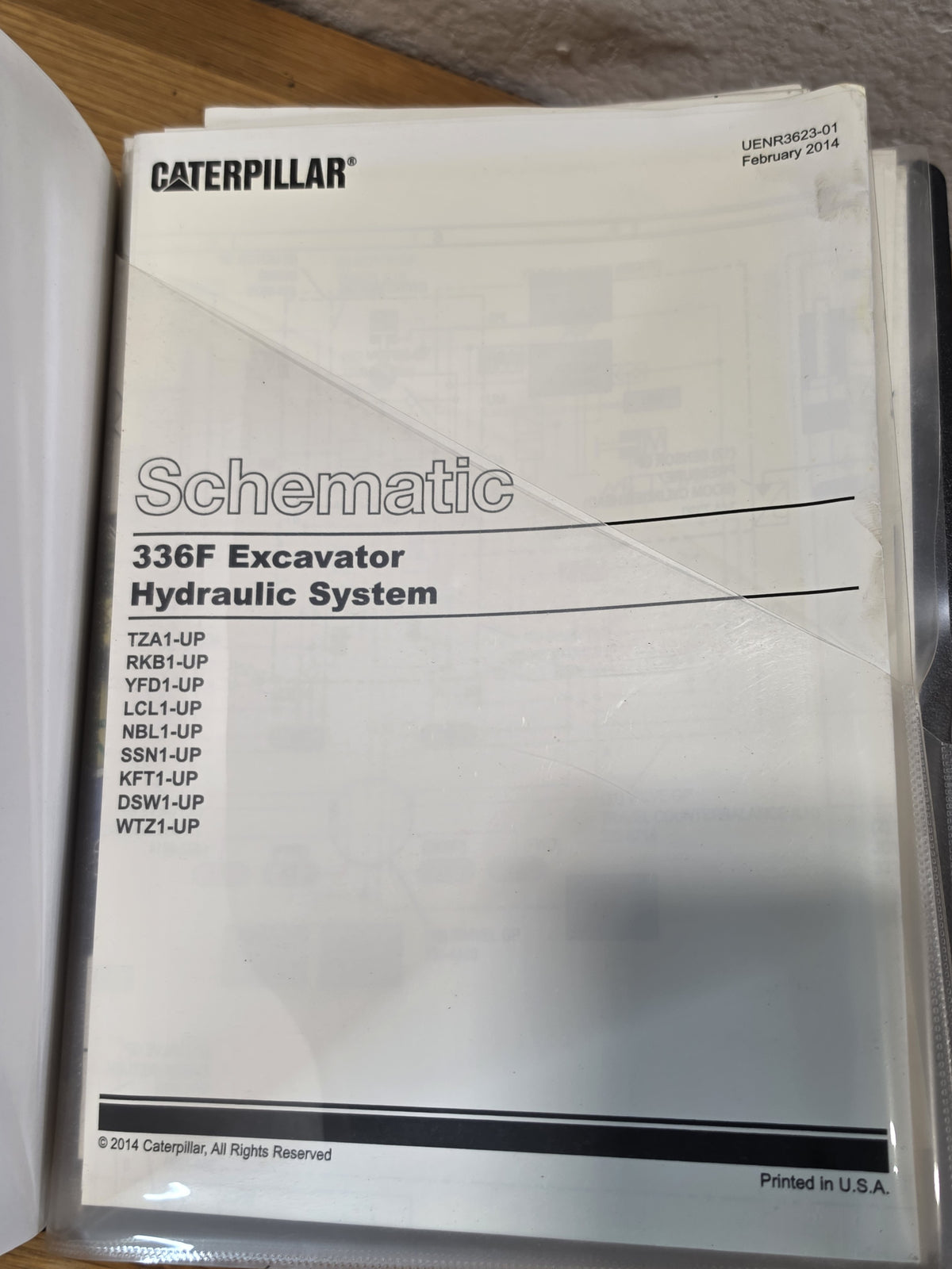 Caterpillar CAT 336F Excavator Service Manual Vol I UENR2940 W/ FULL Schematics