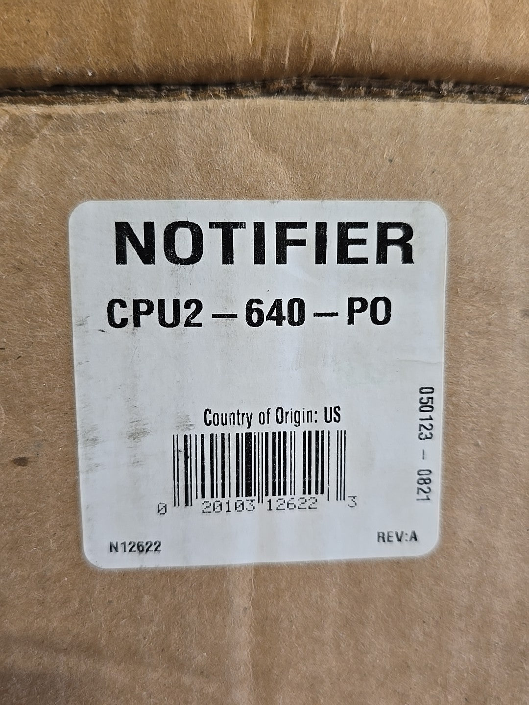 NEW! NOTIFIER CPU2-640-PO Fire Alarm Control Panel
