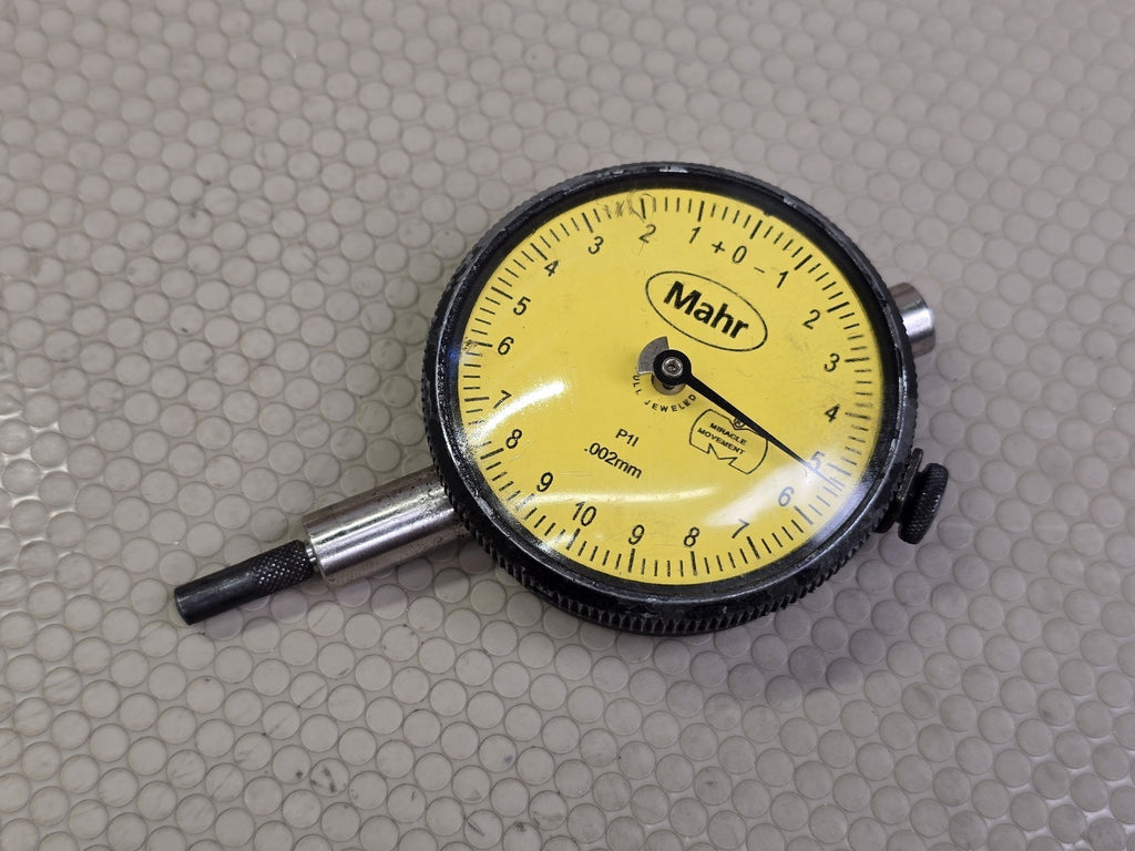 Mahr P11 Dial Indicator .002mm Resolution Jeweled Miracle Movement