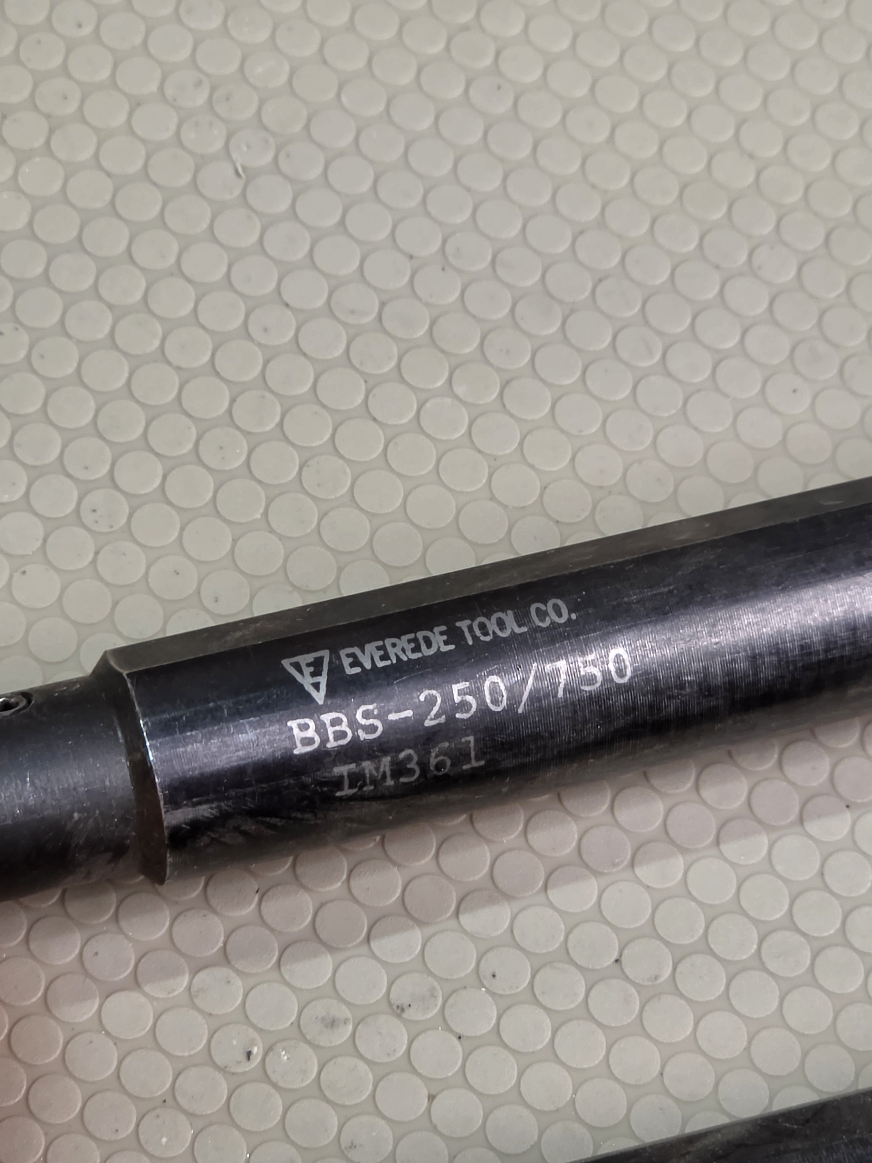 2x Everede Tool Co. BBS-250/750 Boring Bar Sleeve Holder Lot of 2 Lathe Mill