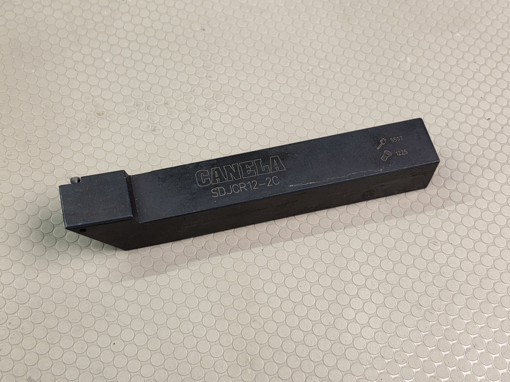Canela SDJCR12-2C Indexable Lathe Turning Tool Holder Right Hand