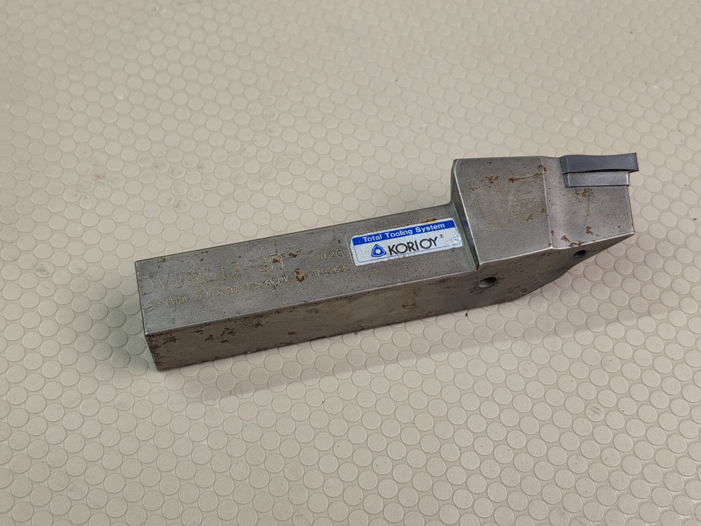 KORLOY DVJNL 16-3D Lathe Turning Tool Holder 1" Shank for VNMG Inserts