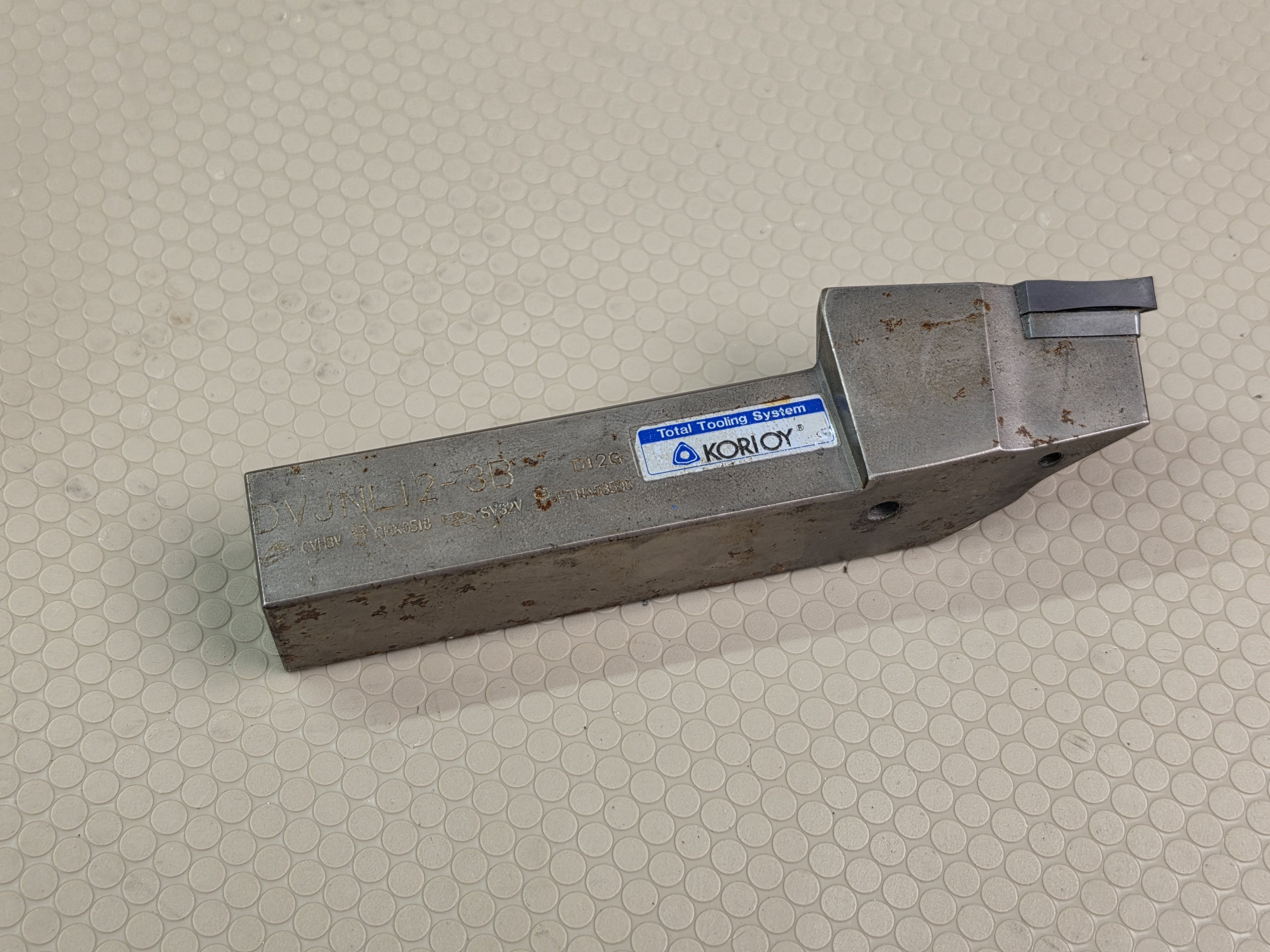 KORLOY DVJNL 16-3D Lathe Turning Tool Holder 1" Shank for VNMG Inserts