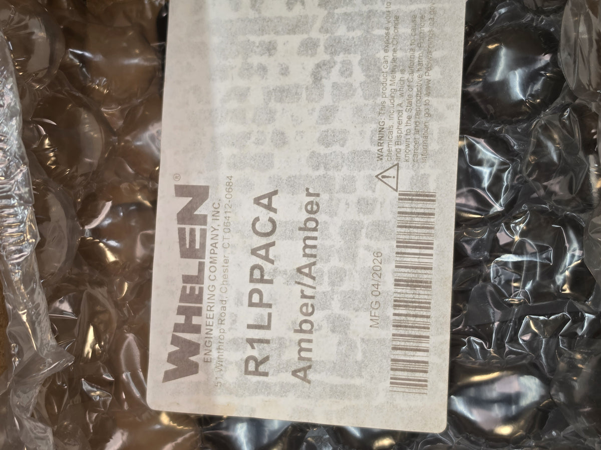 Whelen R1LPACA Responder LP Amber LED Mini Lightbar 01-0688579-1PC 12V R1LPPA