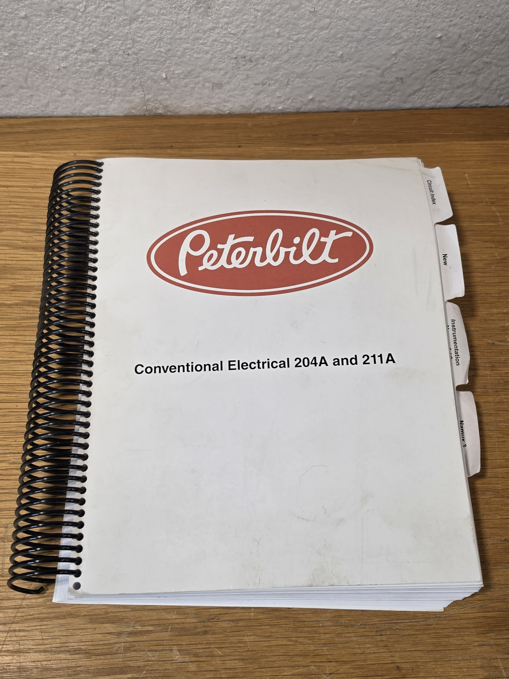 2005-2010 Peterbilt Conventional Electrical Training Manual 204A 211A PM819010