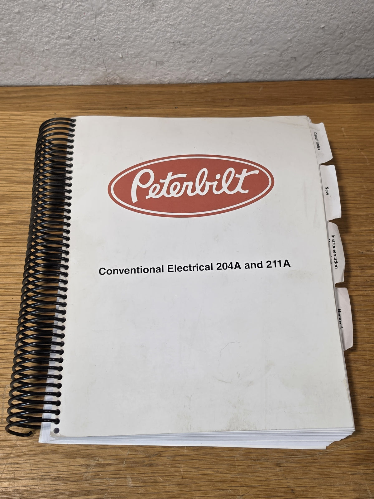2005-2010 Peterbilt Conventional Electrical Training Manual 204A 211A PM819010