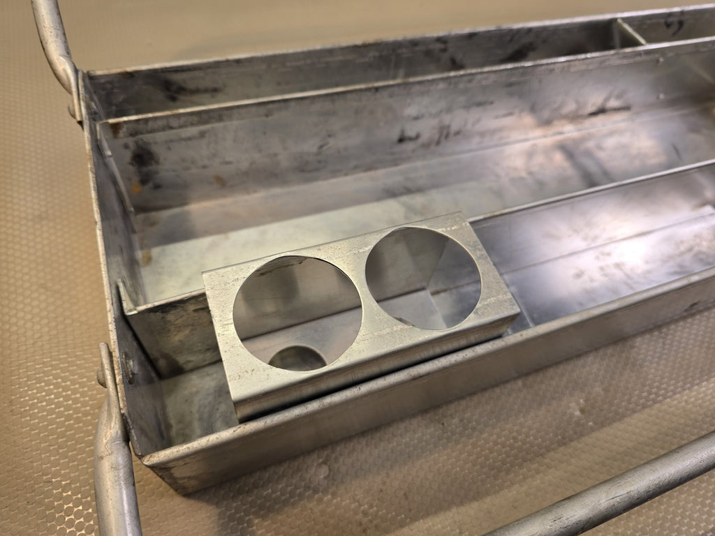 ROBINSON OS-300D018 Gaugers Tray 100mL SC Tube Holder Metal Caddy Oil Centrifuge