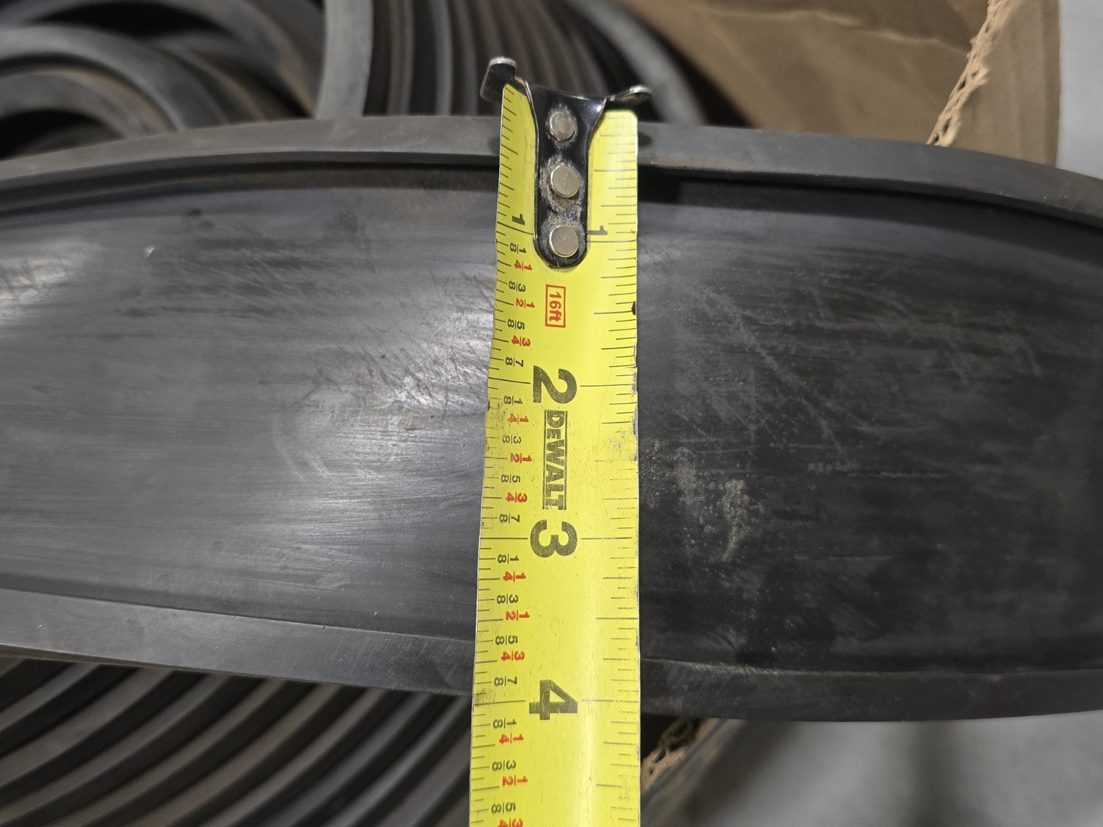 4" Fuel Tank Strap Isolator 50 ft. Length for Semi Trucks