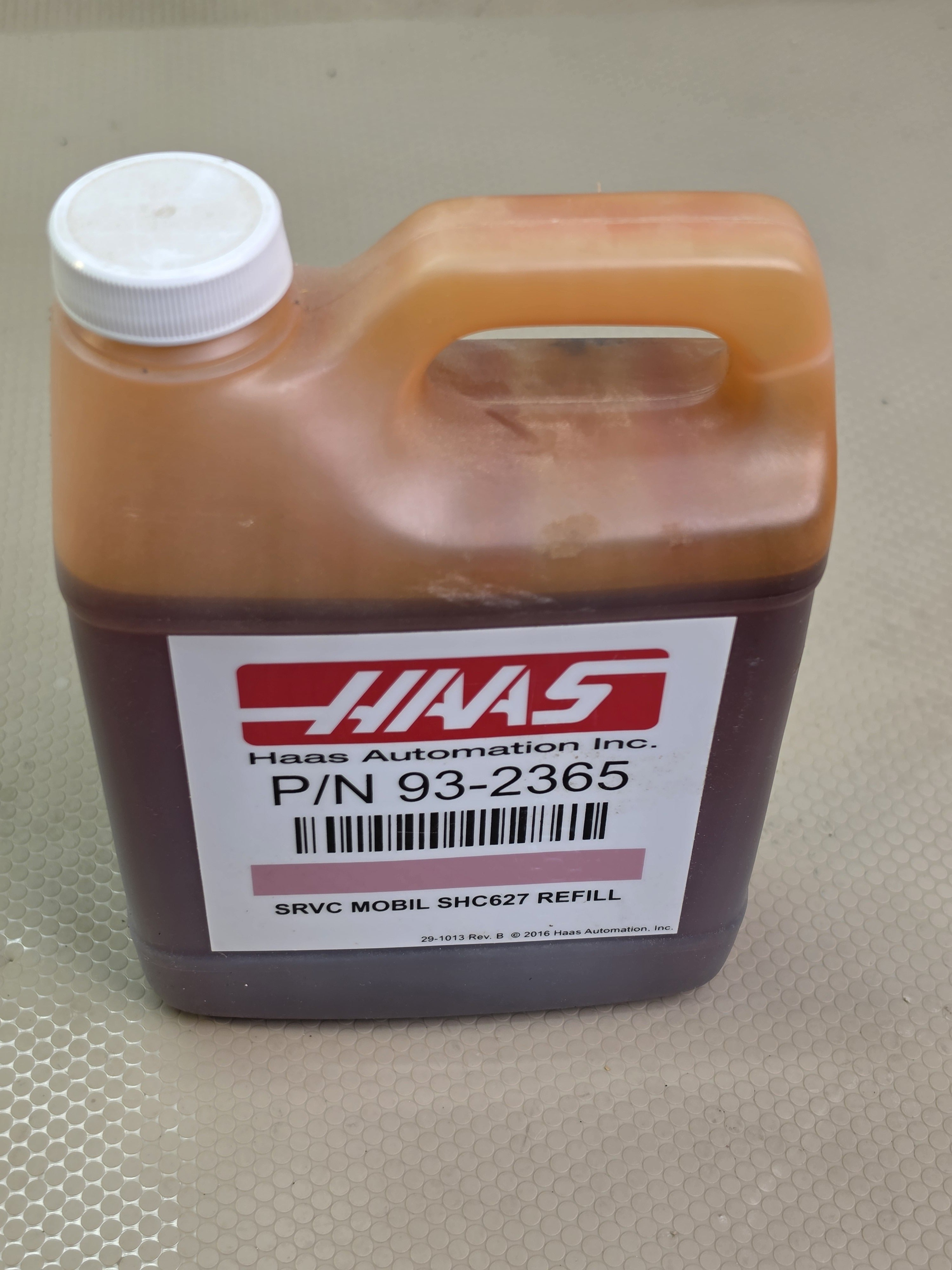 Haas 93-2365 Service Refill Mobil SHC627 Gear & Bearing Oil