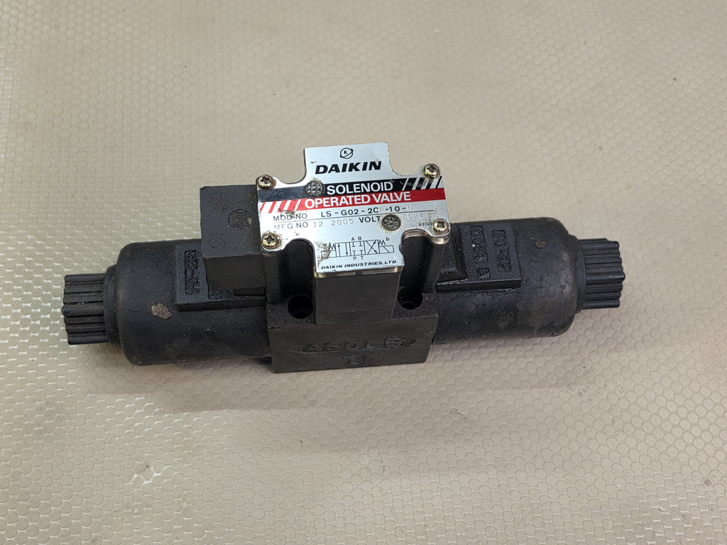 Daikin LS-G02-2CP-10-N Hydraulic Solenoid Operated Valve 24V DC Directional