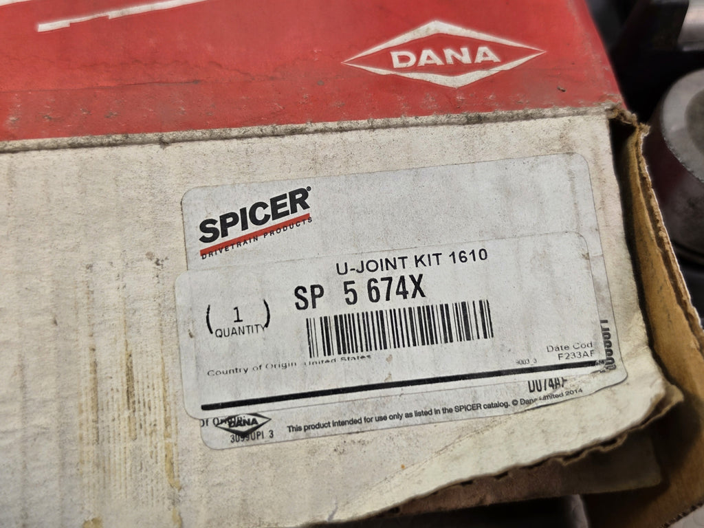 Spicer SP 5-674X U-Joint Kit 1610 Series Drivetrain Universal Joint Dana