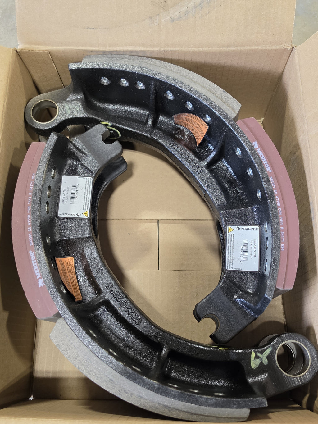 Meritor S2MA23014715CP Brake Shoe Lining Kit MR2301 4715A K24 RSD